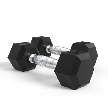 Гантели DFC гексаг. обрезиненная пара DB001-6 кг - 1